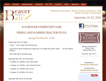 Tablet Screenshot of beaverfair.server293.com